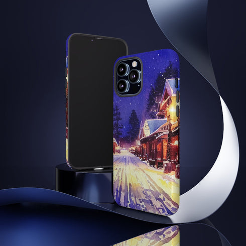 Estes Park After the Christmas Parade - Impact Resistant Phone Case
